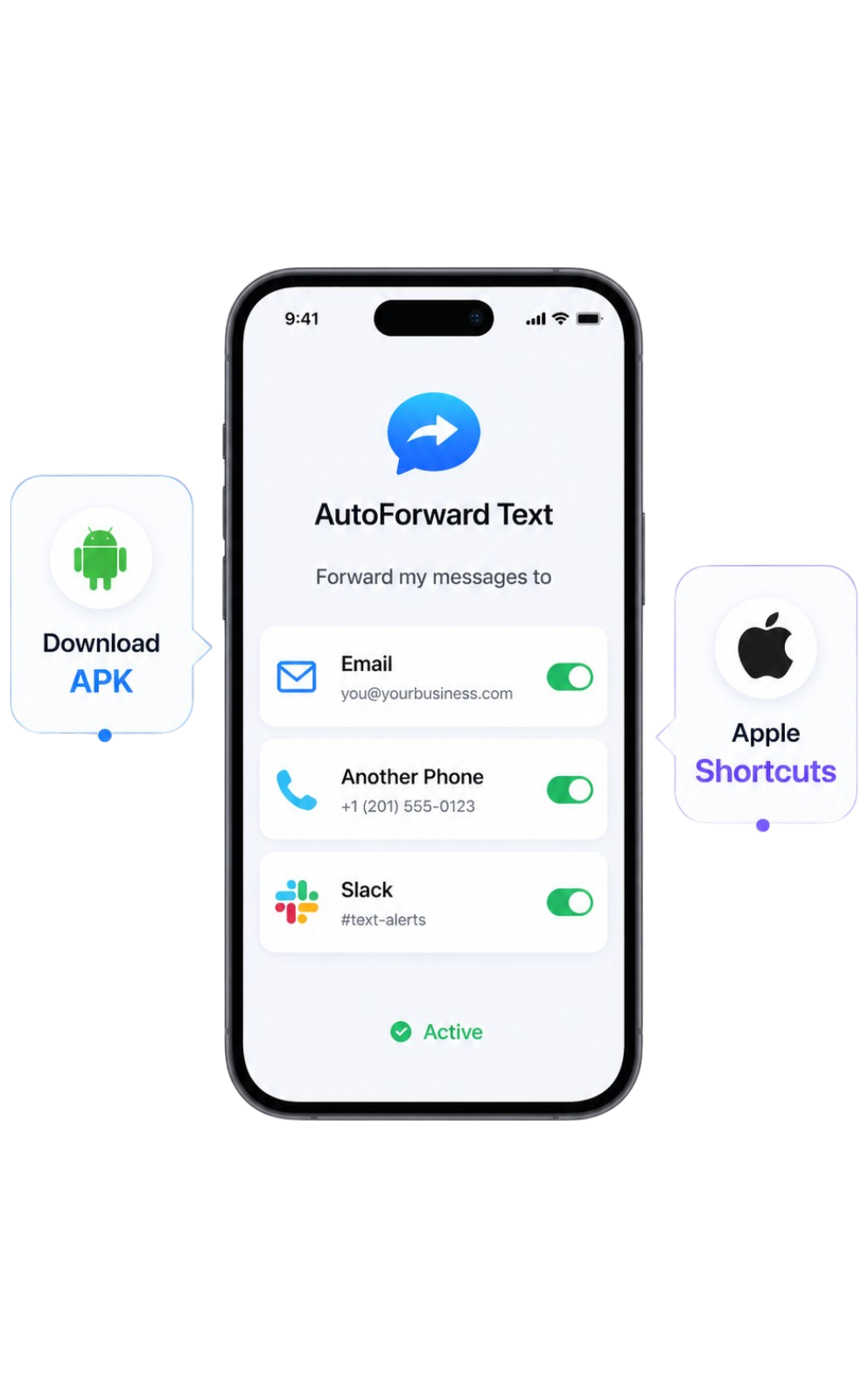 How AutoForward Text Works